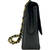 シャネル CHANEL バイアスステッチ チェーンフラップバッグ 8番台 ブラック/ゴールド金具 キャビアスキン レディース ショルダーバッグ