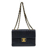 シャネル CHANEL マドモアゼル チェーンフラップバッグ ブラック ゴールド金具 キャビアスキン レディース ショルダーバッグ