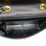シャネル CHANEL マドモアゼル チェーンフラップバッグ ブラック ゴールド金具 キャビアスキン レディース ショルダーバッグ