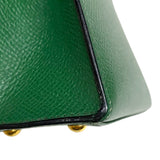 エルメス HERMES ミニミニケリー15 〇V刻 バンブー ゴールド金具 クシュベル レディース ショルダーバッグ