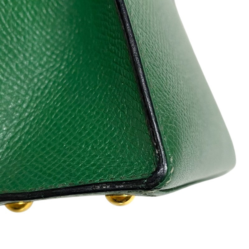 エルメス HERMES ミニミニケリー15 〇V刻 バンブー ゴールド金具 クシュベル レディース ショルダーバッグ