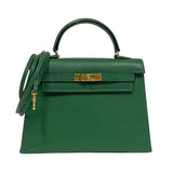 エルメス HERMES ミニミニケリー15 〇V刻 バンブー ゴールド金具 クシュベル レディース ショルダーバッグ