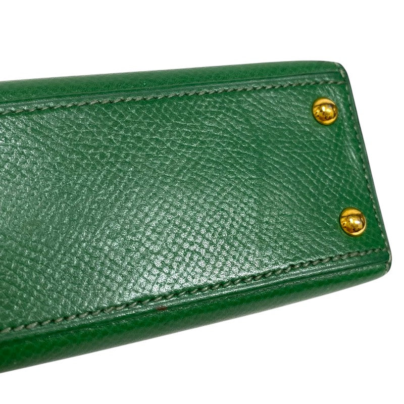 エルメス HERMES ミニミニケリー15 〇V刻 バンブー ゴールド金具 クシュベル レディース ショルダーバッグ