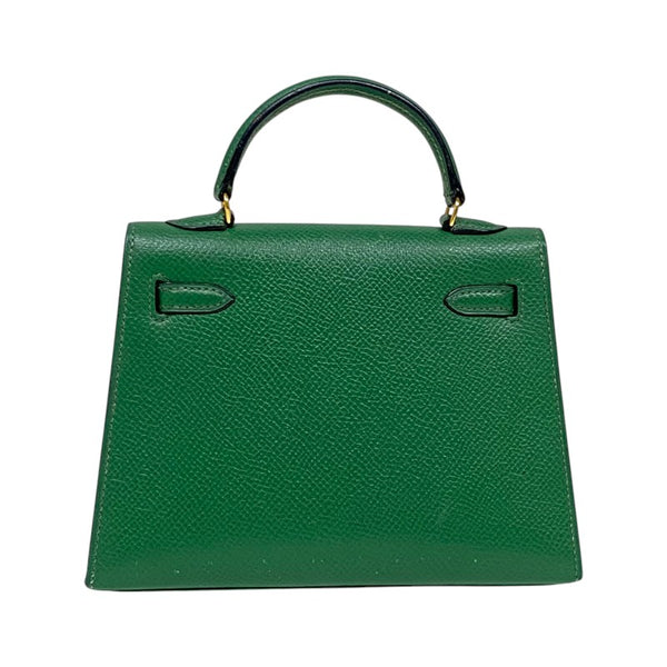 エルメス HERMES ミニミニケリー15 〇V刻 バンブー ゴールド金具 クシュベル レディース ショルダーバッグ
