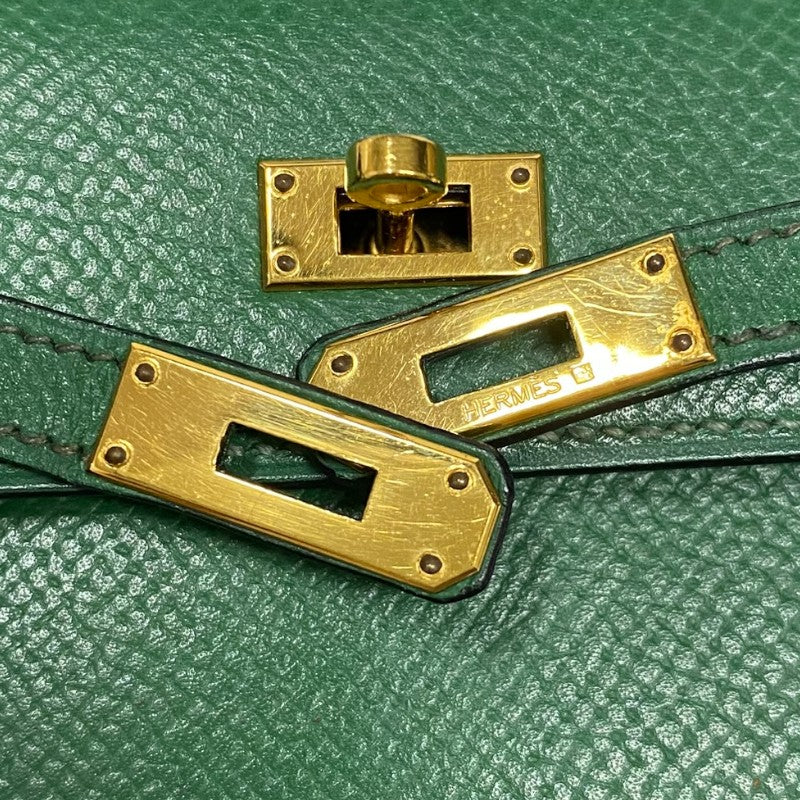 エルメス HERMES ミニミニケリー15 〇V刻 バンブー ゴールド金具 クシュベル レディース ショルダーバッグ
