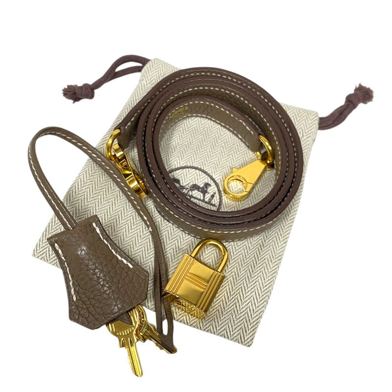 エルメス HERMES ボリード31 D刻 エトゥープ ゴールド金具 トリヨンクレマンス レディース ハンドバッグ ショルダーバッグ