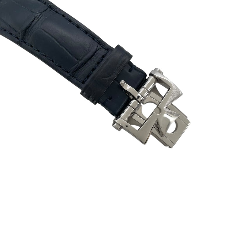 ヴァシュロン・コンスタンタン VACHERON CONSTANTIN フィフティーシックス コンプリートカレンダー 4000E/000A-B548 ブルー SS 自動巻き メンズ 腕時計