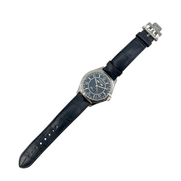 ヴァシュロン・コンスタンタン VACHERON CONSTANTIN フィフティーシックス コンプリートカレンダー 4000E/000A-B548 ブルー SS 自動巻き メンズ 腕時計