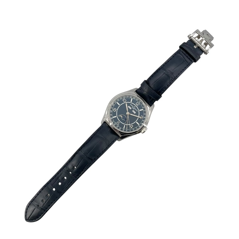 ヴァシュロン・コンスタンタン VACHERON CONSTANTIN フィフティーシックス コンプリートカレンダー 4000E/000A-B548 ブルー SS 自動巻き メンズ 腕時計
