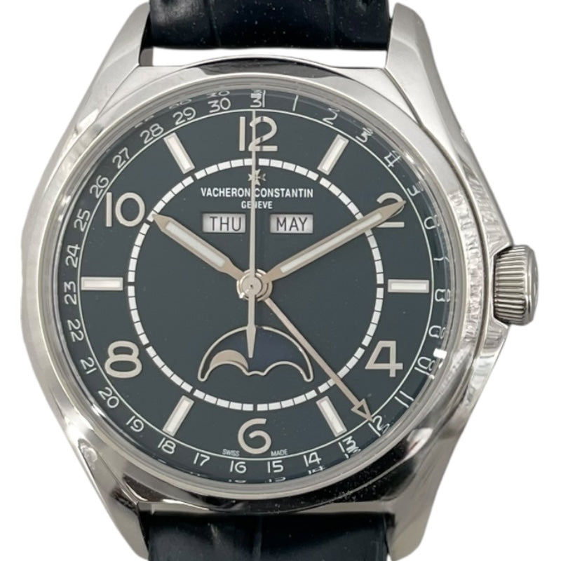ヴァシュロン・コンスタンタン VACHERON CONSTANTIN フィフティーシックス コンプリートカレンダー 4000E/000A-B548 ブルー SS 自動巻き メンズ 腕時計