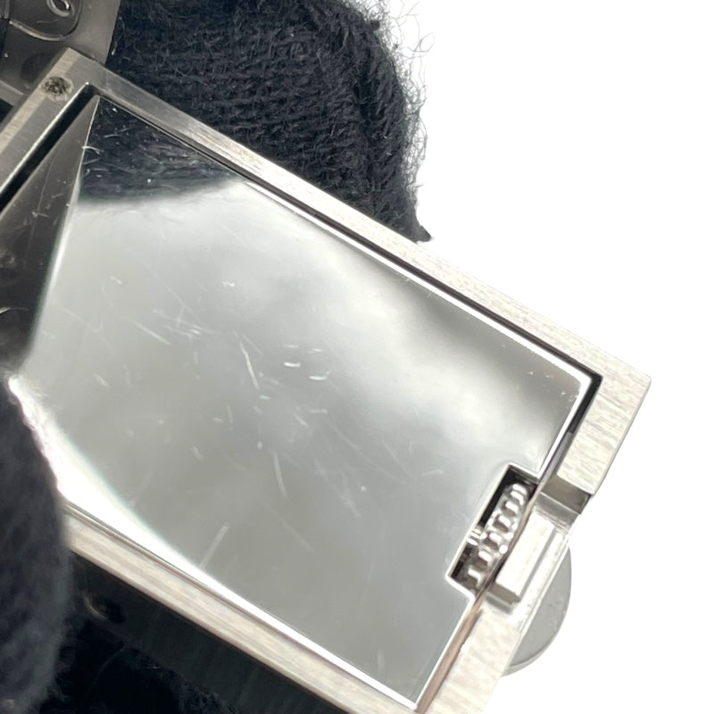 カルティエ Cartier タンク バスキュラント SM W1016830 ブラック SS クオーツ レディース 腕時計