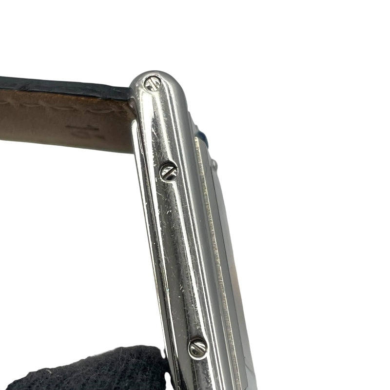 カルティエ Cartier タンク バスキュラント SM W1016830 ブラック SS クオーツ レディース 腕時計