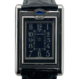 カルティエ Cartier タンク バスキュラント SM W1016830 ブラック SS クオーツ レディース 腕時計