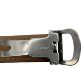 カルティエ Cartier タンク バスキュラント SM W1016830 ブラック SS クオーツ レディース 腕時計