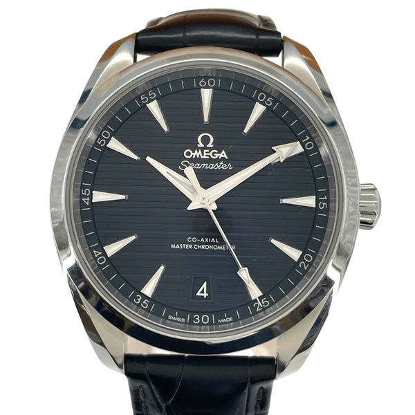 オメガ OMEGA シーマスター アクアテラ 150M マスターコーアクシャル クロノメーター 220.13.41.21.01.001 ブラック SS 自動巻き メンズ 腕時計