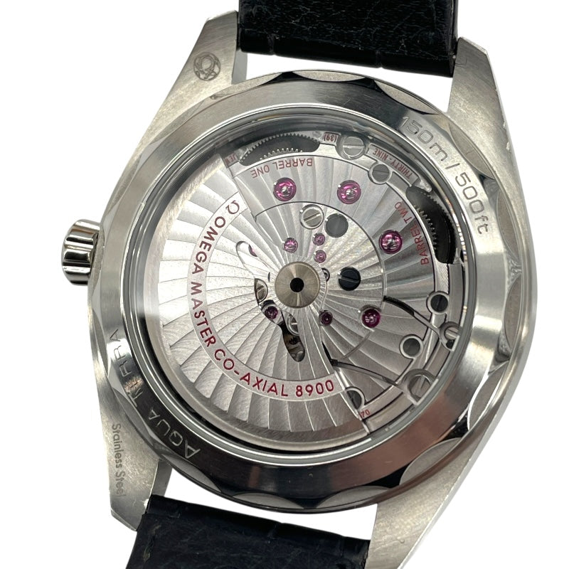 オメガ OMEGA シーマスター アクアテラ 150M マスターコーアクシャル クロノメーター 220.13.41.21.01.001 ブラック SS 自動巻き メンズ 腕時計