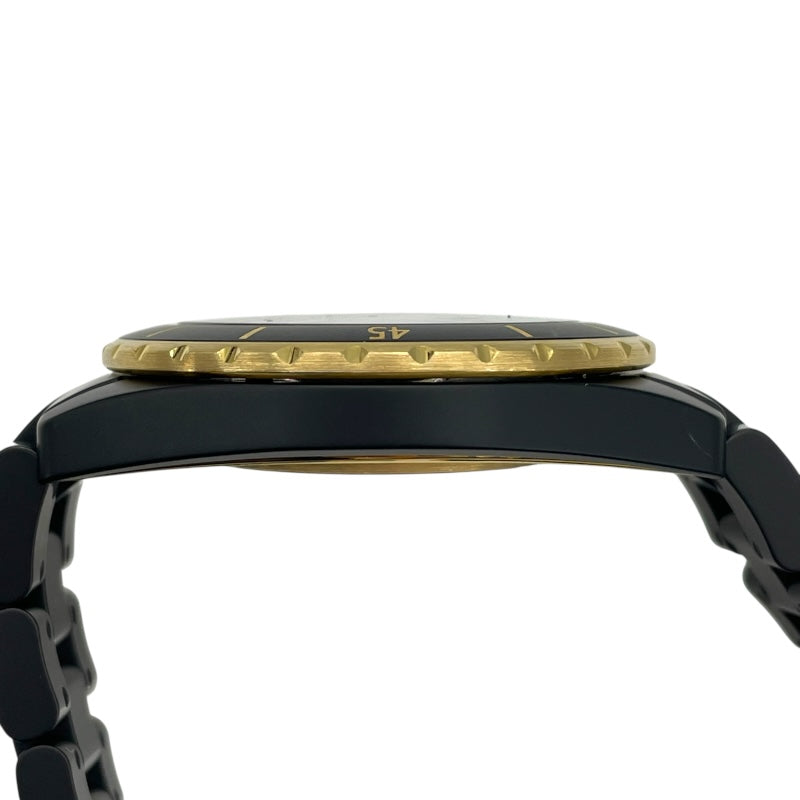 シャネル CHANEL J12 キャリバー3125 42MM H2918 ブラック YG/SS 自動巻き メンズ 腕時計
