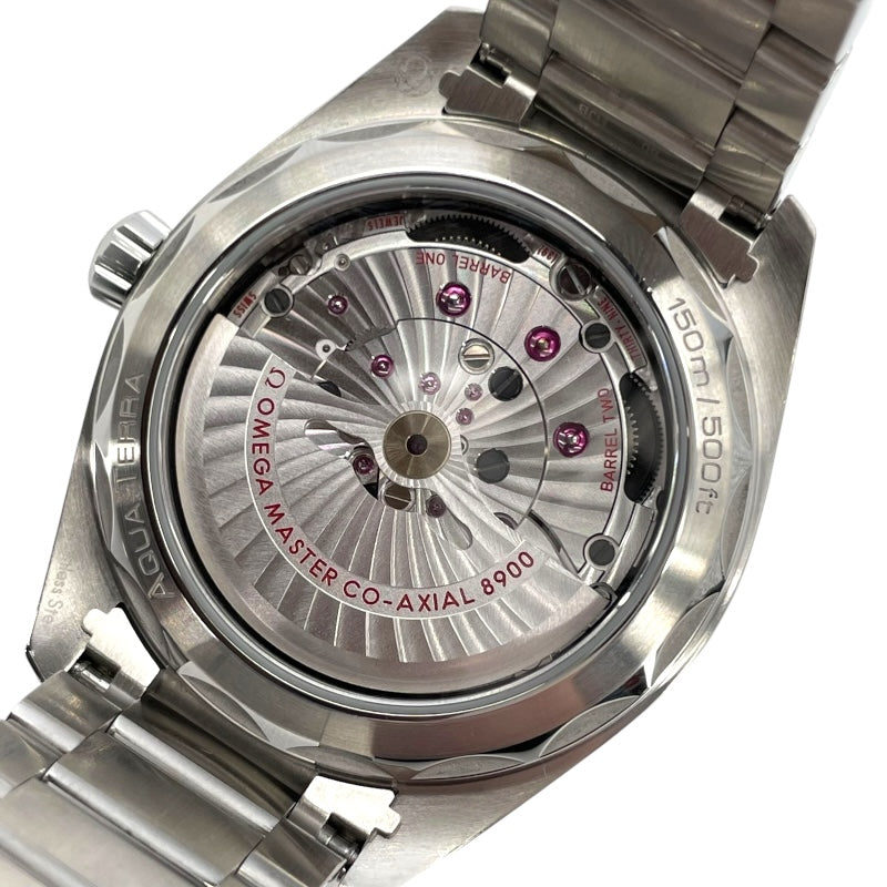 オメガ OMEGA シーマスター アクアテラ コーアクシャル マスタークロノメーター 220.10.41.03.004 ネイビー SS 自動巻き メンズ 腕時計