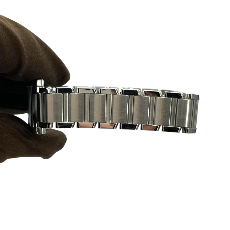 カルティエ Cartier タンクフランセーズ SM W51008Q3 アイボリー SS クオーツ レディース 腕時計