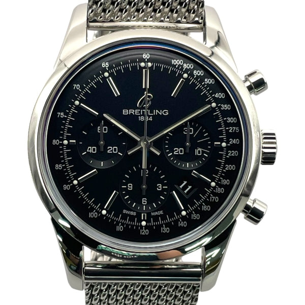 ブライトリング BREITLING トランスオーシャン クロノグラフ AB015212/BA99 ブラック SS 自動巻き メンズ 腕時計