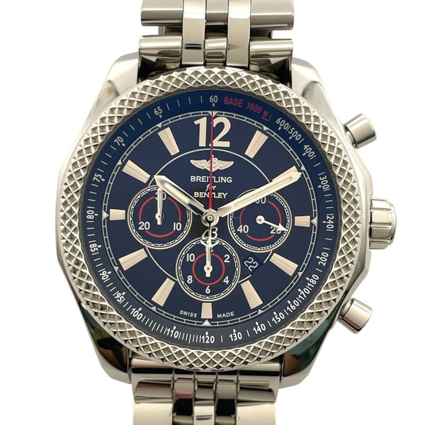 ブライトリング BREITLING ベントレー バーナート42 A41390 ブラック SS 自動巻き メンズ 腕時計