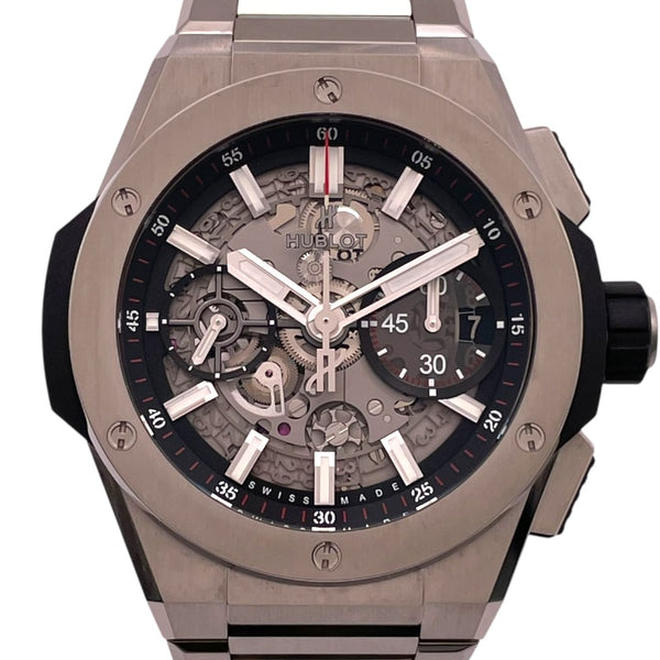 ウブロ HUBLOT ビッグバン インテグラル チタニウム 451.NX.1170.NX スケルトン チタン 自動巻き メンズ 腕時計