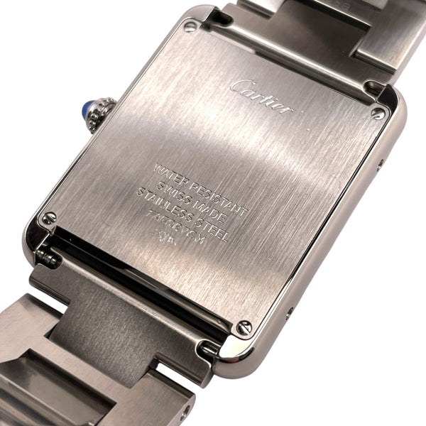 カルティエ Cartier タンクソロ　LM W5200014 シルバー SS クオーツ メンズ 腕時計