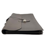 エルメス HERMES サックアデペッシュ41 □M刻 ショコラ SV金具 トゴ メンズ ブリーフケース