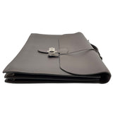 エルメス HERMES サックアデペッシュ41 □M刻 ショコラ SV金具 トゴ メンズ ブリーフケース