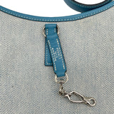 エルメス HERMES トリム31 □B刻 ブルージーン SV金具 トワルアッシュ/トリヨン レディース ショルダーバッグ