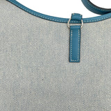 エルメス HERMES トリム31 □B刻 ブルージーン SV金具 トワルアッシュ/トリヨン レディース ショルダーバッグ