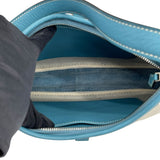 エルメス HERMES トリム31 □B刻 ブルージーン SV金具 トワルアッシュ/トリヨン レディース ショルダーバッグ