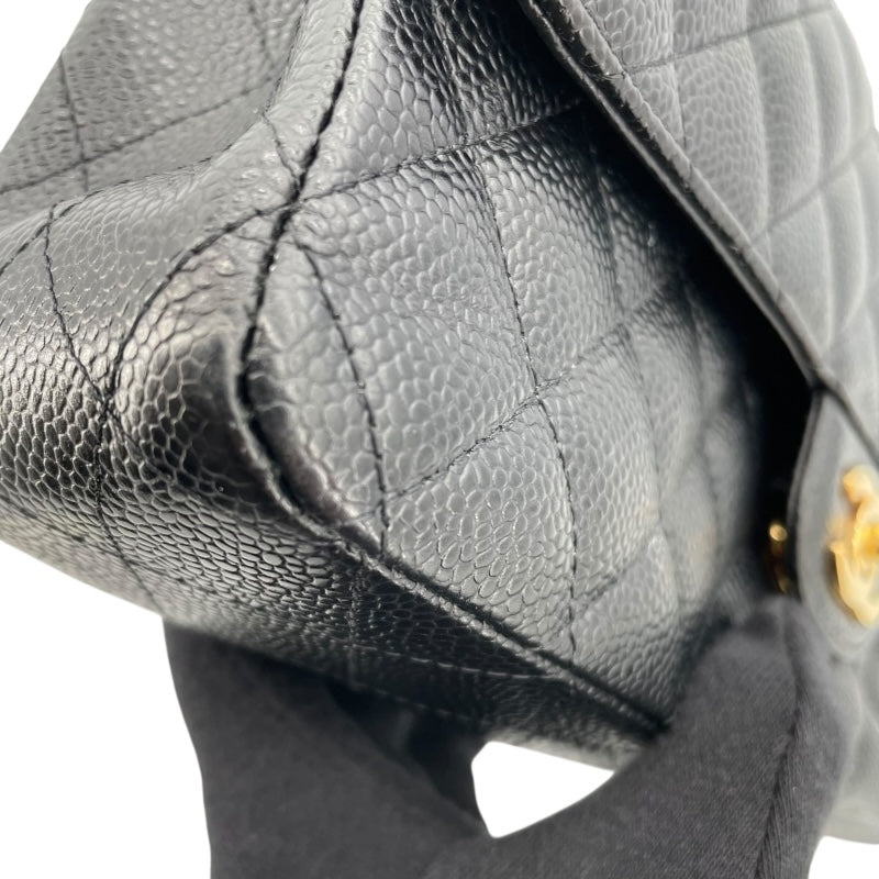 シャネル CHANEL マトラッセ25 A01112 ブラック GD金具 キャビアスキン レディース ショルダーバッグ