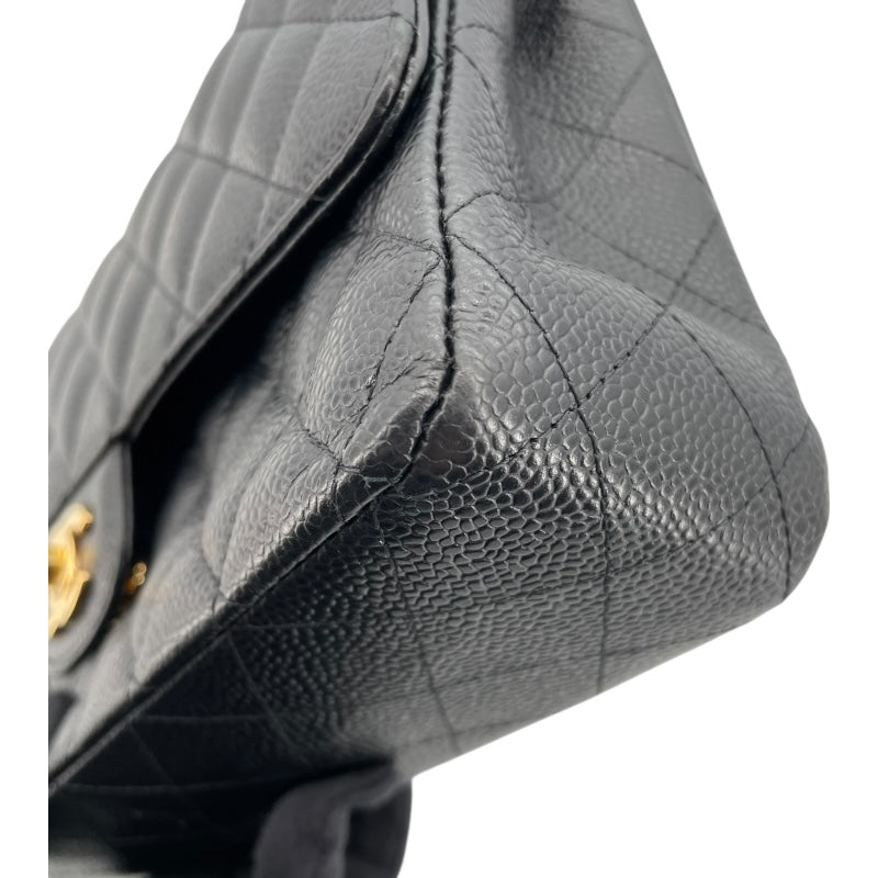 シャネル CHANEL マトラッセ25 A01112 ブラック GD金具 キャビアスキン レディース ショルダーバッグ