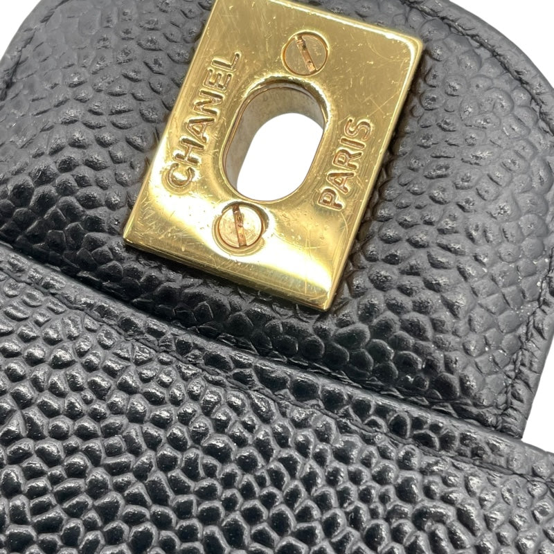 シャネル CHANEL マトラッセ25 A01112 ブラック GD金具 キャビアスキン レディース ショルダーバッグ
