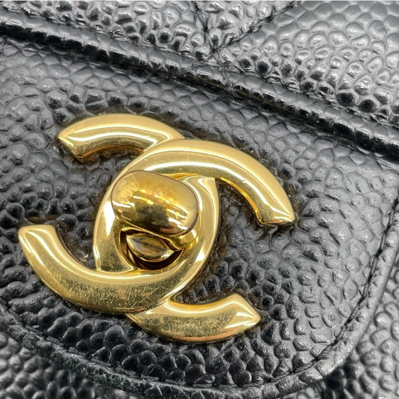 シャネル CHANEL マトラッセ25 A01112 ブラック GD金具 キャビアスキン レディース ショルダーバッグ
