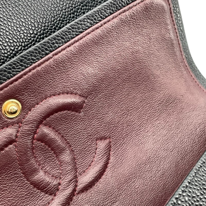 シャネル CHANEL マトラッセ25 A01112 ブラック GD金具 キャビアスキン レディース ショルダーバッグ