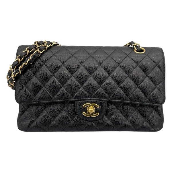 シャネル CHANEL マトラッセ25 A01112 ブラック GD金具 キャビアスキン レディース ショルダーバッグ