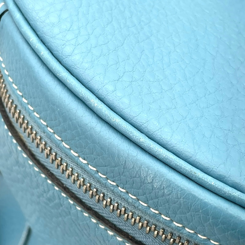 エルメス HERMES インターシティ □D刻 ブルージーン SV金具 トリヨン レディース ハンドバッグ