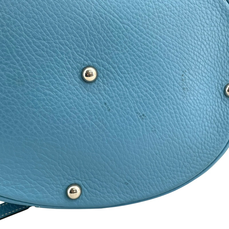 エルメス HERMES インターシティ □D刻 ブルージーン SV金具 トリヨン レディース ハンドバッグ