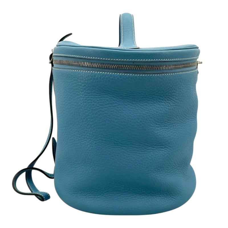 エルメス HERMES インターシティ □D刻 ブルージーン SV金具 トリヨン レディース ハンドバッグ