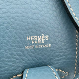 エルメス HERMES インターシティ □D刻 ブルージーン SV金具 トリヨン レディース ハンドバッグ
