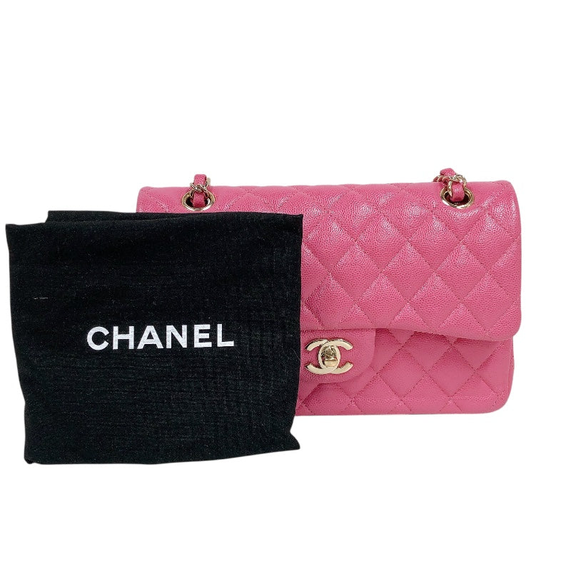 シャネル CHANEL マトラッセ23 A01113 ピンク キャビア レディース ショルダーバッグ