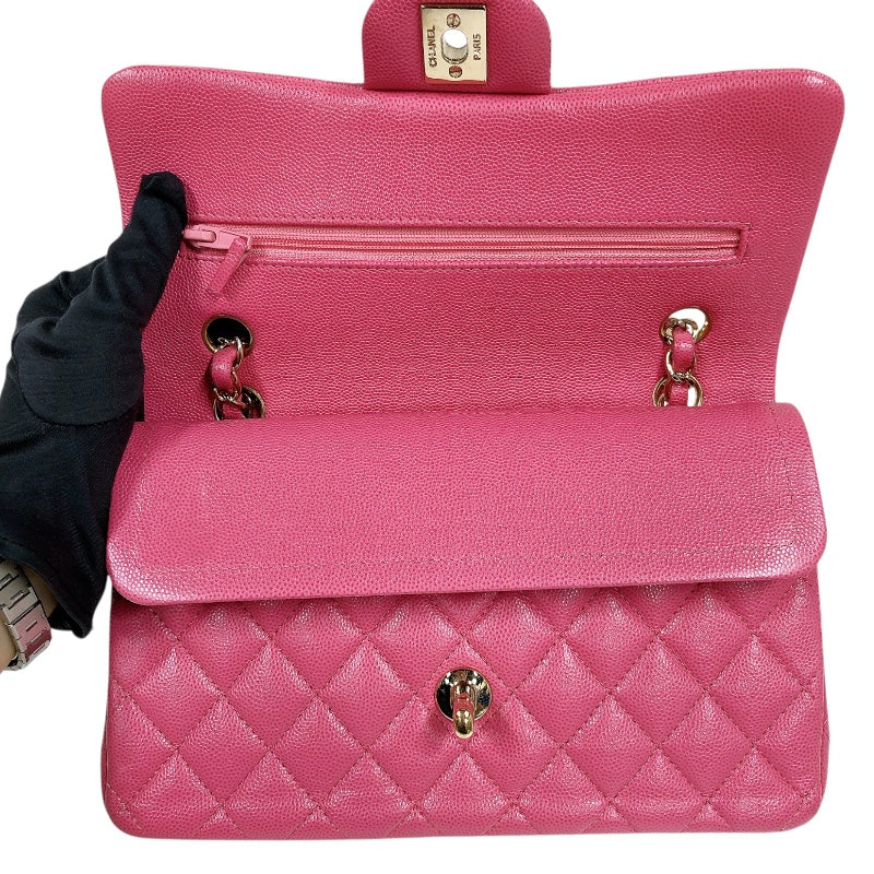 シャネル CHANEL マトラッセ23 A01113 ピンク キャビア レディース ショルダーバッグ