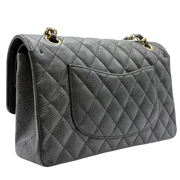 シャネル CHANEL マトラッセ25 A01112 ブラック ゴールド金具 キャビア レディース ショルダーバッグ