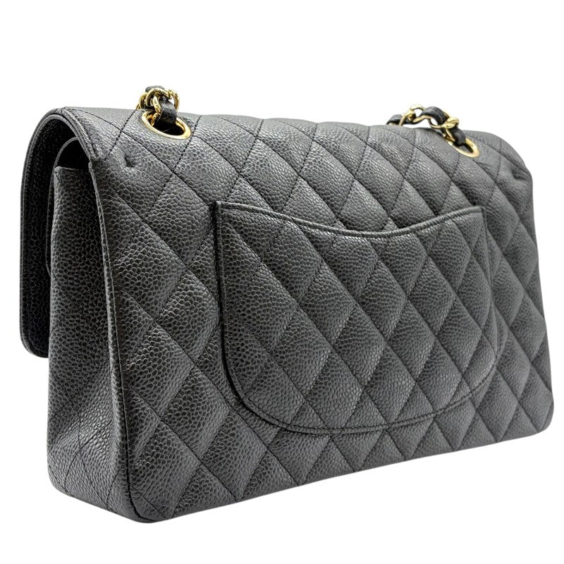 シャネル CHANEL マトラッセ25 A01112 ブラック ゴールド金具 キャビア レディース ショルダーバッグ