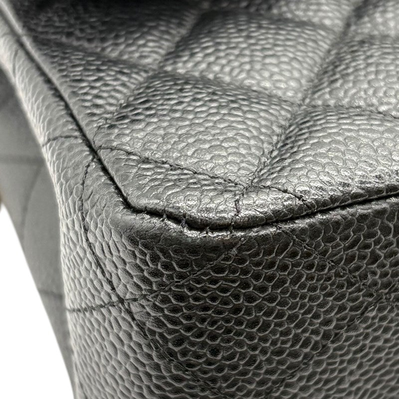 シャネル CHANEL マトラッセ25 A01112 ブラック ゴールド金具 キャビア レディース ショルダーバッグ