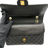 シャネル CHANEL マトラッセ25 A01112 ブラック ゴールド金具 キャビア レディース ショルダーバッグ