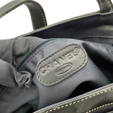 シャネル CHANEL トートバッグ 6番台 ブルーxブラック デニム レディース トートバッグ