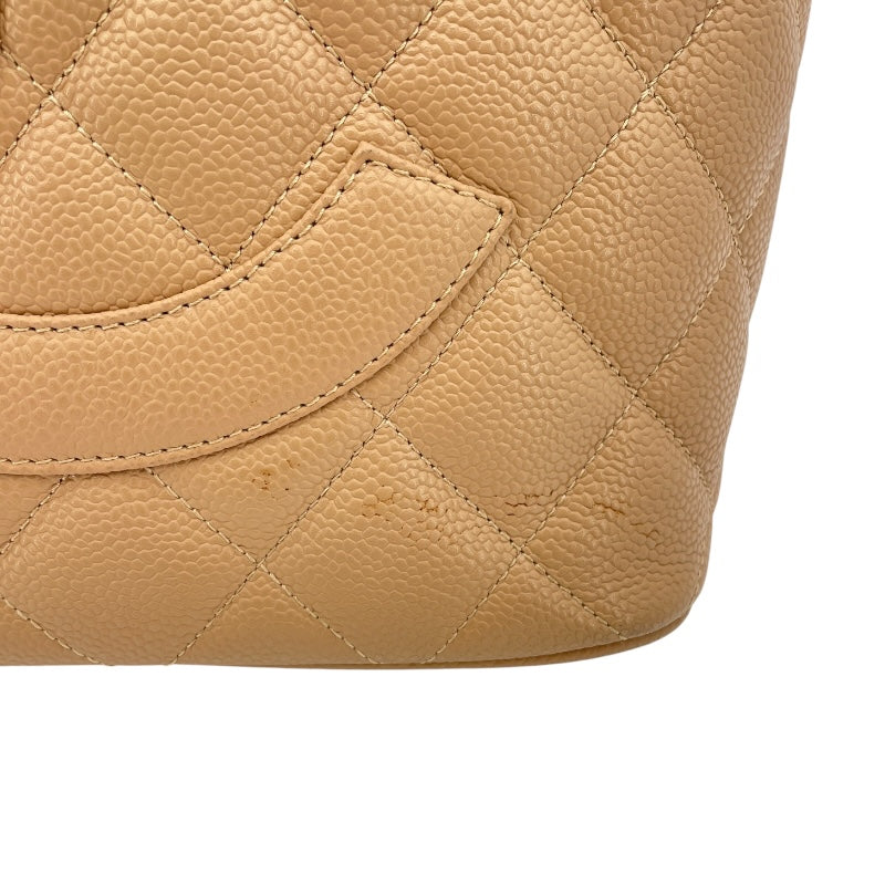 シャネル CHANEL 復刻トート A01804 11番台 ベージュ GD金具 キャビアスキン レディース トートバッグ